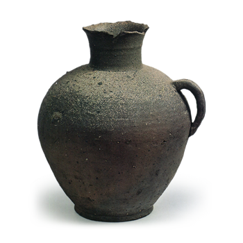 環状耳付長頸瓶