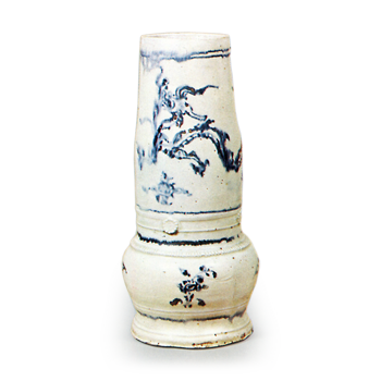 安南絞手龍之絵花入