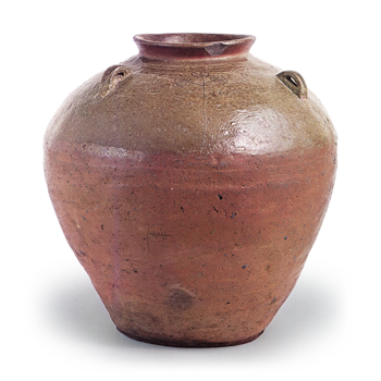 丹波 樹文三耳壺