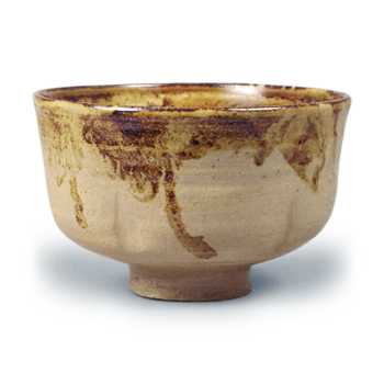流釉茶碗