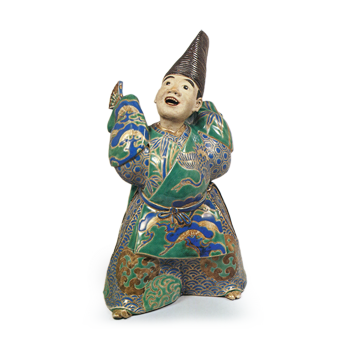 色絵三番叟香炉