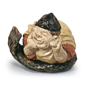 楽焼七福神香合