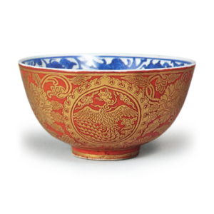 金襴手鳳牡丹文鉢