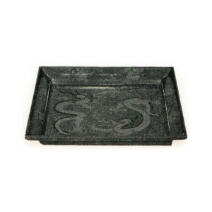 存星 唐物 雲竜四方盆