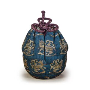 萠黄地花兎古金襴