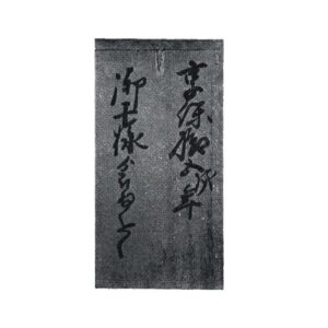 箱蓋裏書付（部分）