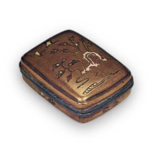 鎌倉時代蒔絵 蓬来山